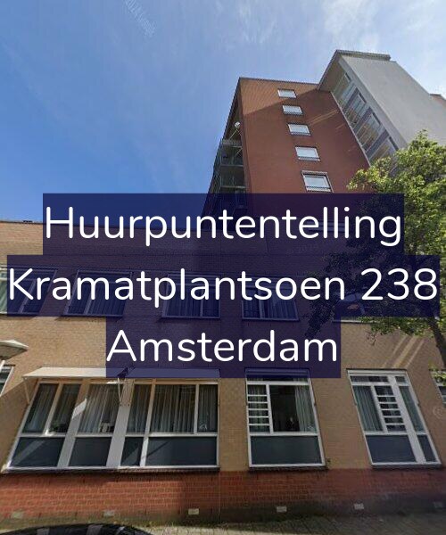 Foto gevel Huurpuntentelling voor Kramatplantsoen 238, Amsterdam