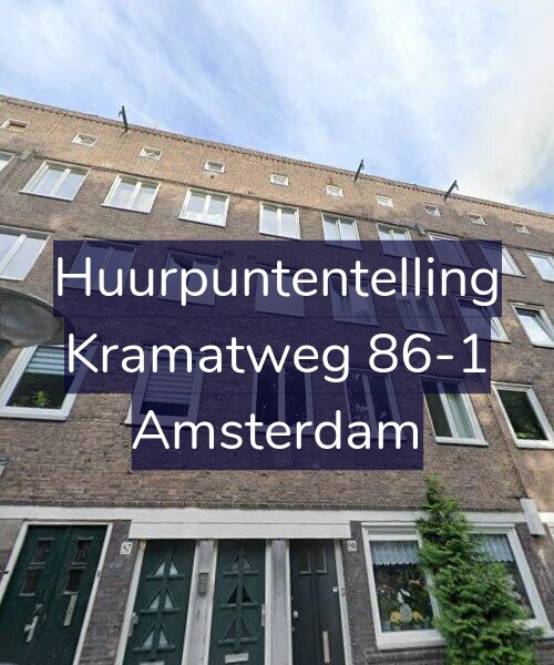 Foto gevel Huurpuntentelling voor Kramatweg 86-1, Amsterdam
