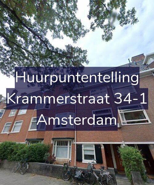 Foto gevel Huurpuntentelling voor Krammerstraat 34-1, Amsterdam