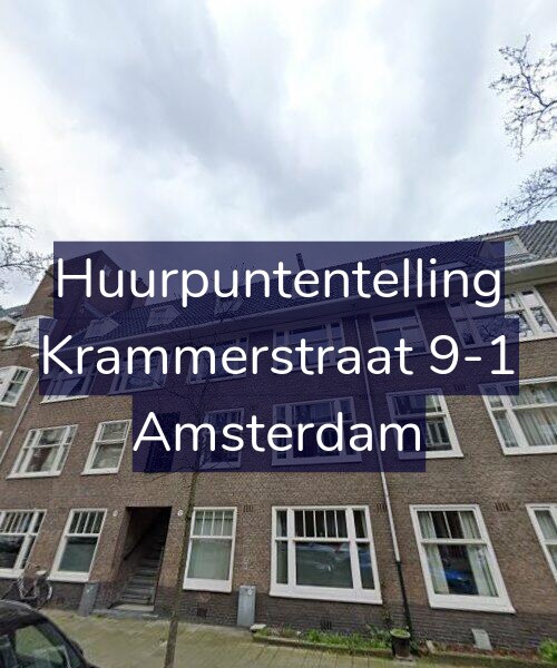 Foto gevel Huurpuntentelling voor Krammerstraat 9-1, Amsterdam