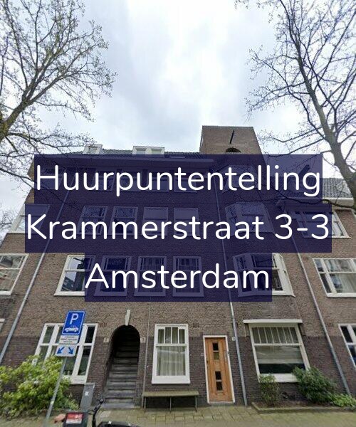Foto gevel Huurpuntentelling voor Krammerstraat 3-3, Amsterdam