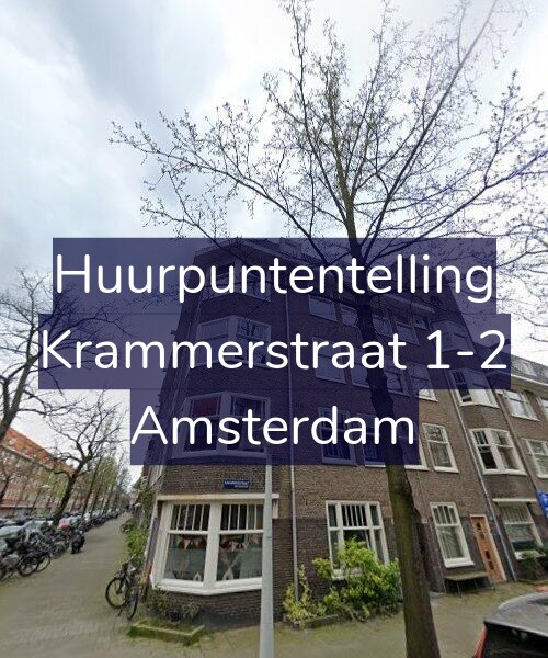 Foto gevel Huurpuntentelling voor Krammerstraat 1-2, Amsterdam