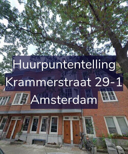 Foto gevel Huurpuntentelling voor Krammerstraat 29-1, Amsterdam