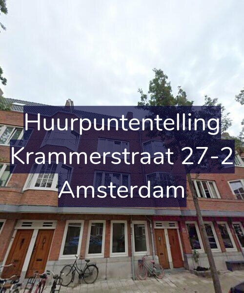Foto gevel Huurpuntentelling voor Krammerstraat 27-2, Amsterdam