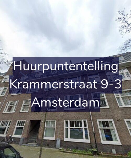 Foto gevel Huurpuntentelling voor Krammerstraat 9-3, Amsterdam
