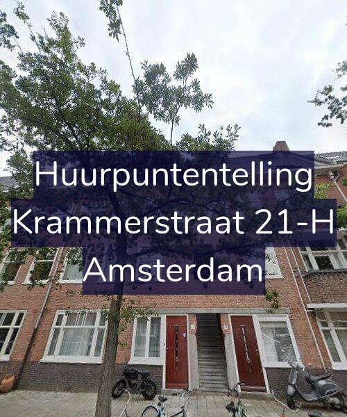 Foto gevel Huurpuntentelling voor Krammerstraat 21-H, Amsterdam