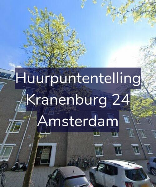Foto gevel Huurpuntentelling voor Kranenburg 24, Amsterdam