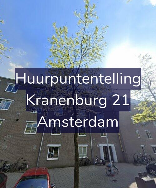 Foto gevel Huurpuntentelling voor Kranenburg 21, Amsterdam
