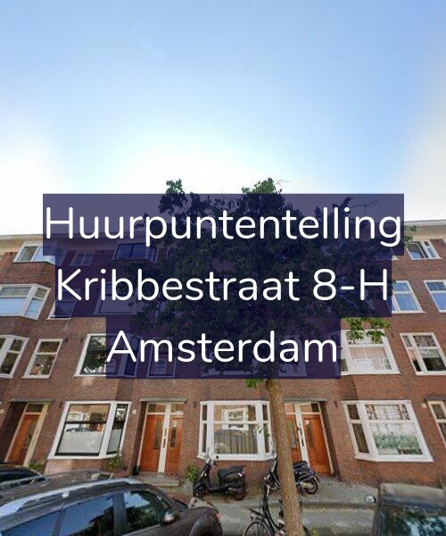 Foto gevel Huurpuntentelling voor Kribbestraat 8-H, Amsterdam