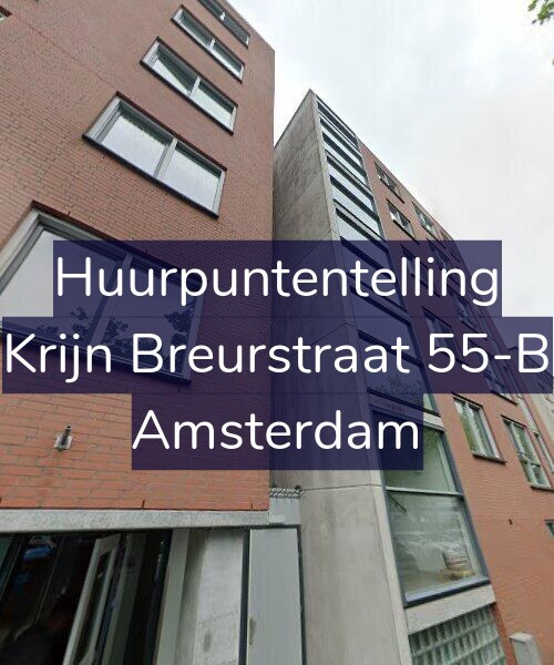 Foto gevel Huurpuntentelling voor Krijn Breurstraat 55-B, Amsterdam