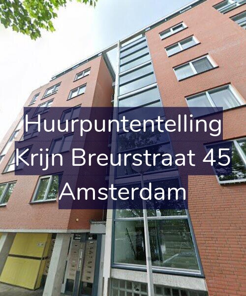 Foto gevel Huurpuntentelling voor Krijn Breurstraat 45, Amsterdam