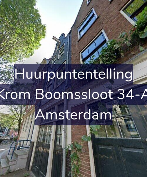 Foto gevel Huurpuntentelling voor Krom Boomssloot 34-A, Amsterdam