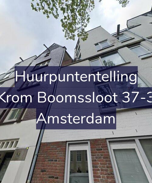 Foto gevel Huurpuntentelling voor Krom Boomssloot 37-3, Amsterdam