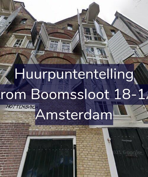 Foto gevel Huurpuntentelling voor Krom Boomssloot 18-1A, Amsterdam