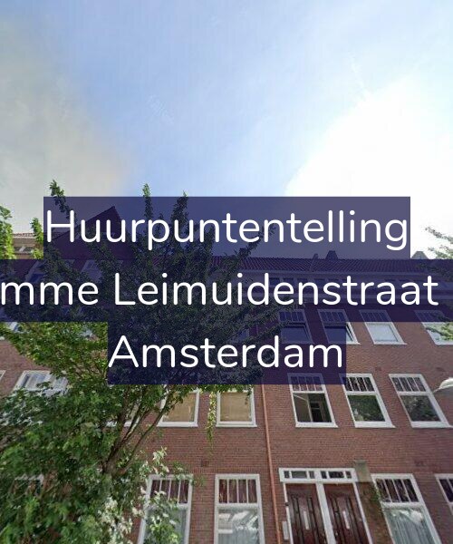 Foto gevel Huurpuntentelling voor Kromme Leimuidenstraat 1-2, Amsterdam