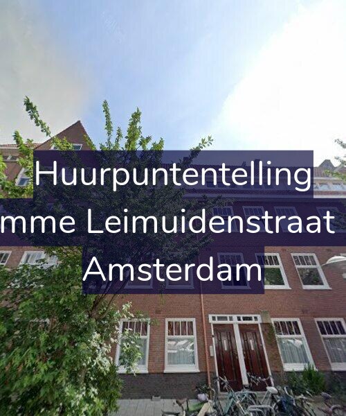 Foto gevel Huurpuntentelling voor Kromme Leimuidenstraat 1-1, Amsterdam