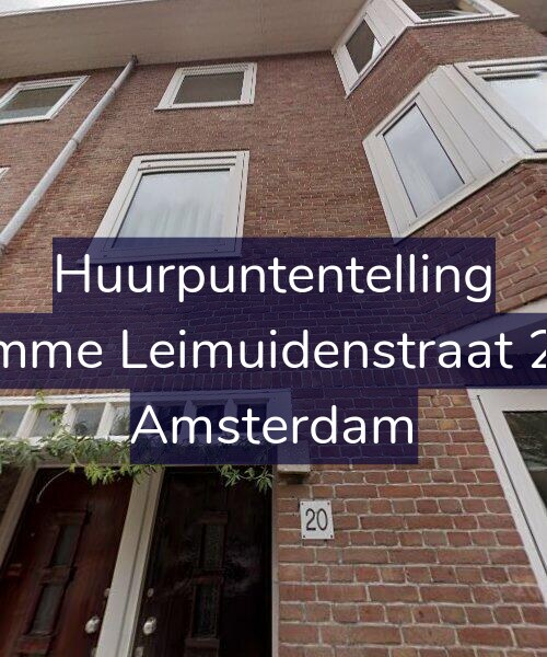 Foto gevel Huurpuntentelling voor Kromme Leimuidenstraat 20-1, Amsterdam