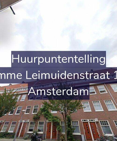 Foto gevel Huurpuntentelling voor Kromme Leimuidenstraat 11-2, Amsterdam