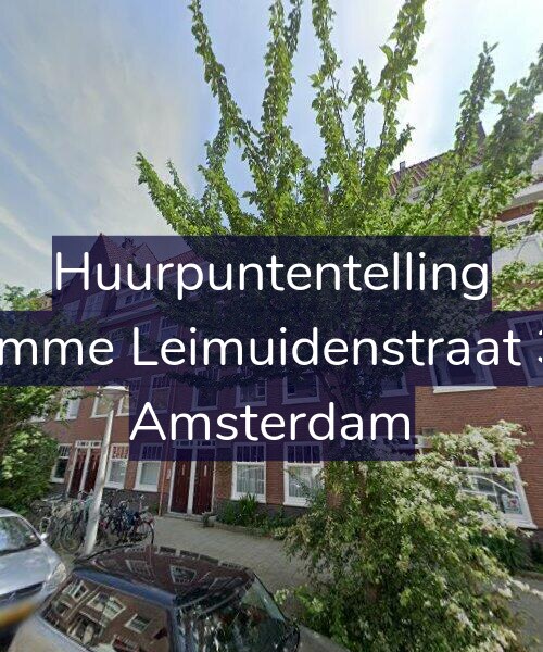 Foto gevel Huurpuntentelling voor Kromme Leimuidenstraat 3-H, Amsterdam