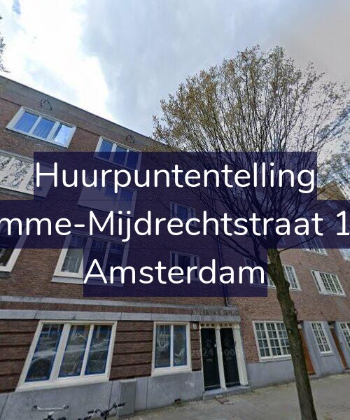Foto gevel Huurpuntentelling voor Kromme-Mijdrechtstraat 12-3, Amsterdam