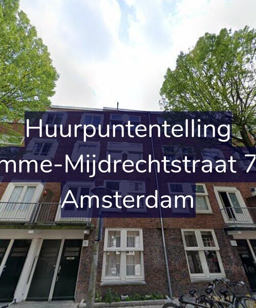 Foto gevel Huurpuntentelling voor Kromme-Mijdrechtstraat 72-2, Amsterdam