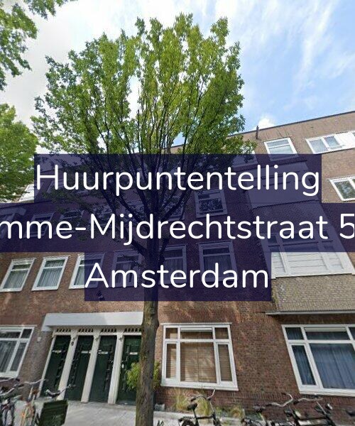 Foto gevel Huurpuntentelling voor Kromme-Mijdrechtstraat 51-2, Amsterdam