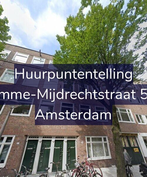 Foto gevel Huurpuntentelling voor Kromme-Mijdrechtstraat 59-3, Amsterdam