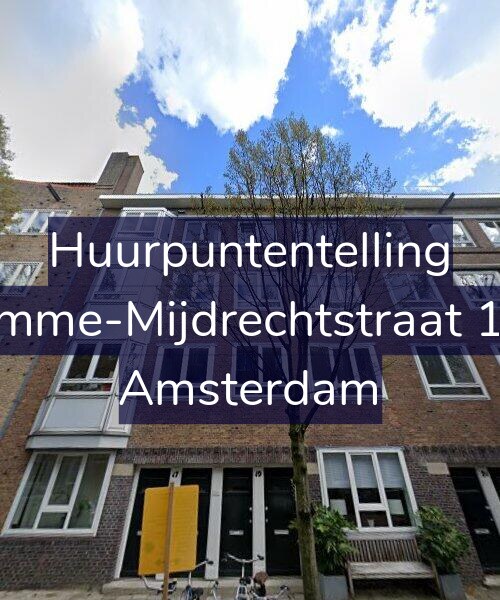 Foto gevel Huurpuntentelling voor Kromme-Mijdrechtstraat 19-3, Amsterdam