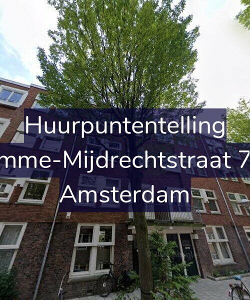 Foto gevel Huurpuntentelling voor Kromme-Mijdrechtstraat 74-3, Amsterdam