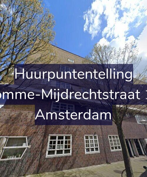 Foto gevel Huurpuntentelling voor Kromme-Mijdrechtstraat 1-1, Amsterdam