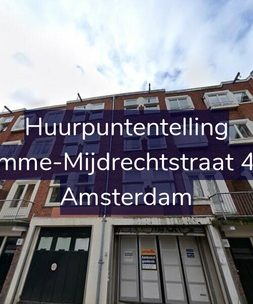 Foto gevel Huurpuntentelling voor Kromme-Mijdrechtstraat 40-2, Amsterdam
