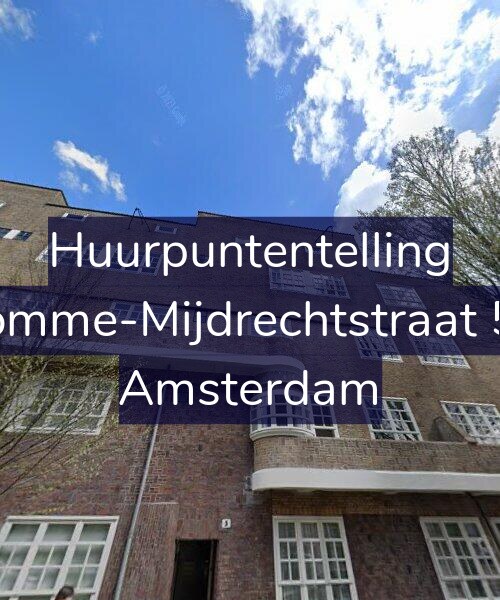 Foto gevel Huurpuntentelling voor Kromme-Mijdrechtstraat 5-3, Amsterdam