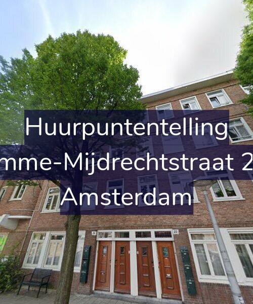 Foto gevel Huurpuntentelling voor Kromme-Mijdrechtstraat 24-3, Amsterdam