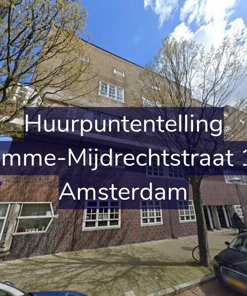 Foto gevel Huurpuntentelling voor Kromme-Mijdrechtstraat 1-H, Amsterdam