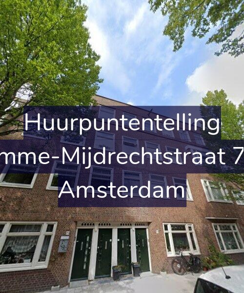 Foto gevel Huurpuntentelling voor Kromme-Mijdrechtstraat 75-3, Amsterdam