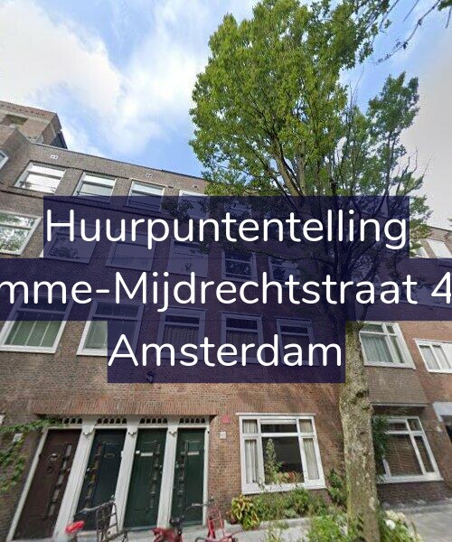Foto gevel Huurpuntentelling voor Kromme-Mijdrechtstraat 43-1, Amsterdam