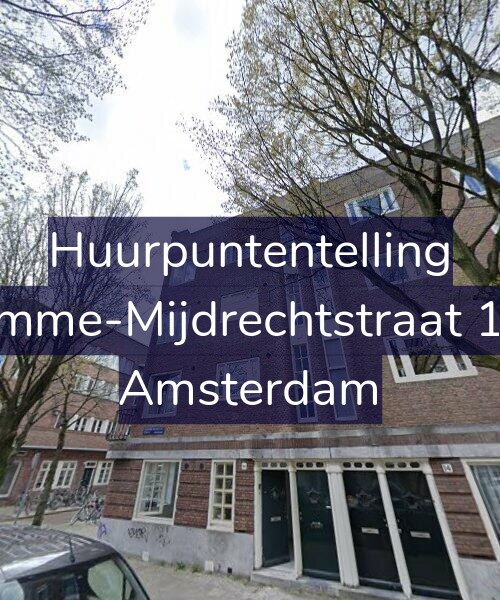 Foto gevel Huurpuntentelling voor Kromme-Mijdrechtstraat 16-3, Amsterdam