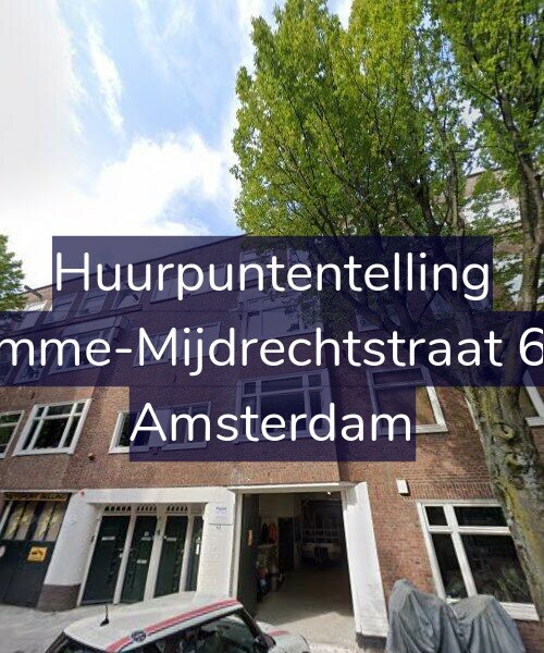 Foto gevel Huurpuntentelling voor Kromme-Mijdrechtstraat 63-3, Amsterdam