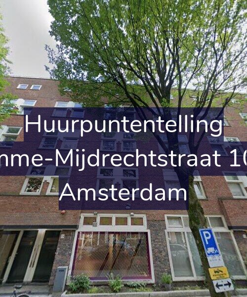 Foto gevel Huurpuntentelling voor Kromme-Mijdrechtstraat 104-2, Amsterdam