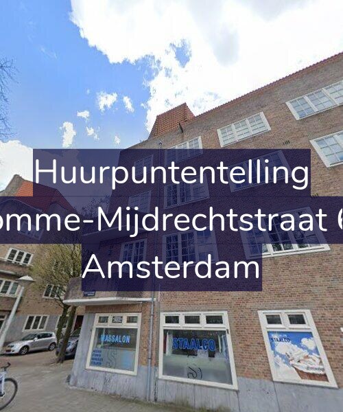 Foto gevel Huurpuntentelling voor Kromme-Mijdrechtstraat 6-2, Amsterdam