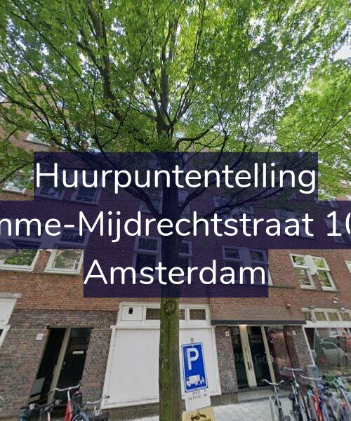 Foto gevel Huurpuntentelling voor Kromme-Mijdrechtstraat 106-2, Amsterdam