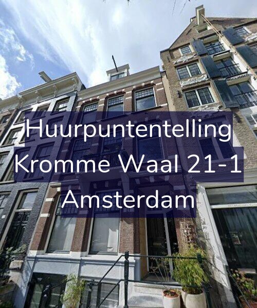 Foto gevel Huurpuntentelling voor Kromme Waal 21-1, Amsterdam