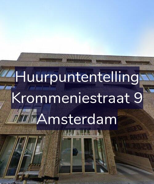 Foto gevel Huurpuntentelling voor Krommeniestraat 9, Amsterdam