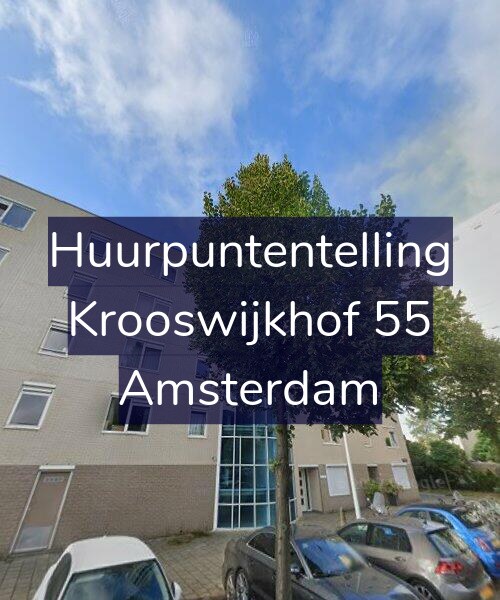 Foto gevel Huurpuntentelling voor Krooswijkhof 55, Amsterdam
