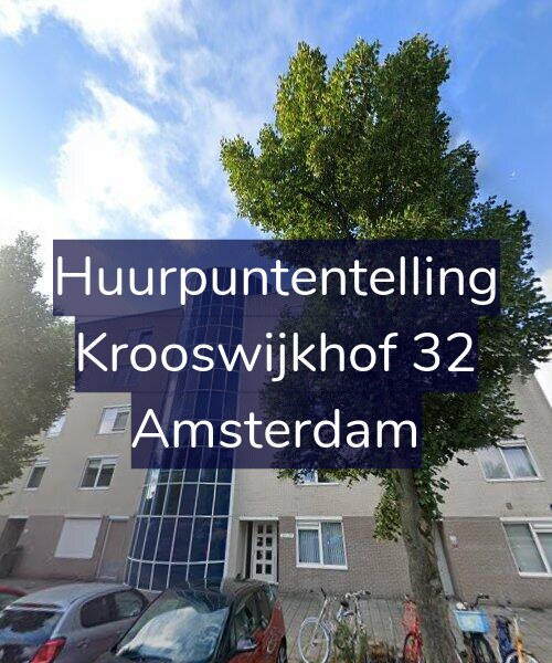 Foto gevel Huurpuntentelling voor Krooswijkhof 32, Amsterdam