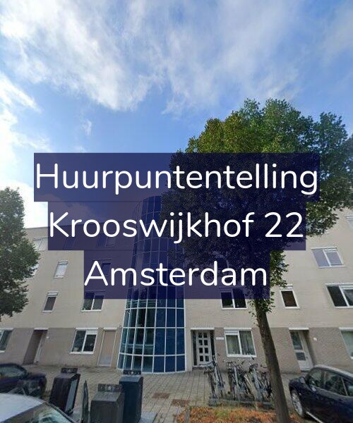 Foto gevel Huurpuntentelling voor Krooswijkhof 22, Amsterdam