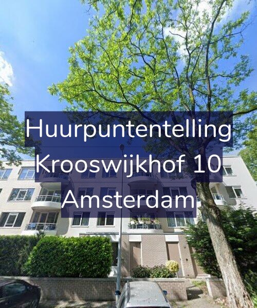 Foto gevel Huurpuntentelling voor Krooswijkhof 10, Amsterdam