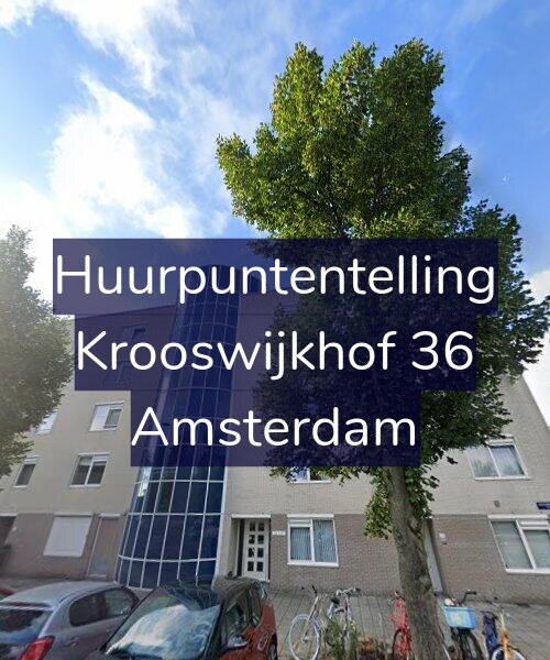 Foto gevel Huurpuntentelling voor Krooswijkhof 36, Amsterdam
