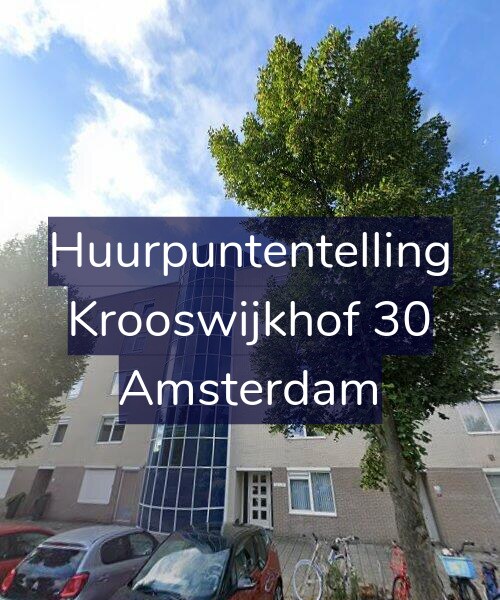 Foto gevel Huurpuntentelling voor Krooswijkhof 30, Amsterdam