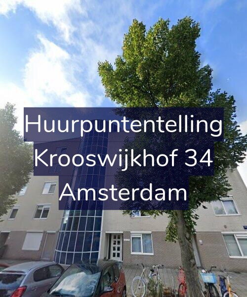Foto gevel Huurpuntentelling voor Krooswijkhof 34, Amsterdam